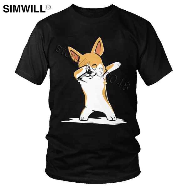trendy funny corgi dabbing dog t-shirt men's printed cotton t shirts o-neck short sleeved dab dance pet inu tee summer gift
trendy funny corgi dabbing dog t-shirt men's printed cotton t shirts o-neck short sleeved dab dance pet inu tee summer gift