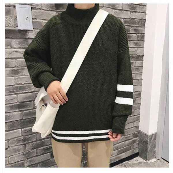 men's sweaters o-neck wool pullover autumn winter warm soft patchwork spacious long sleeve clothes knitted casual male sweater pull hom, White;black
men's sweaters o-neck wool pullover autumn winter warm soft patchwork spacious long sleeve clothes knitted casual male sweater pull hom, White;black