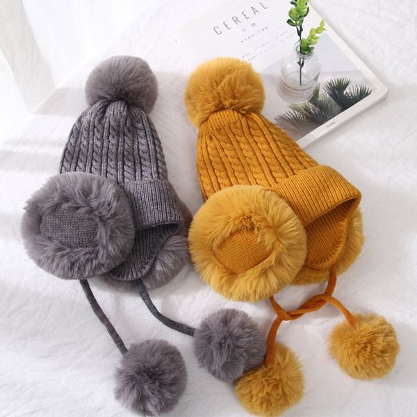 keep warm knitted hats winter warm earmuffs caps women men wool headwear ski cap fur soft fleece hat fashion bonnet 2020, Blue;gray
keep warm knitted hats winter warm earmuffs caps women men wool headwear ski cap fur soft fleece hat fashion bonnet 2020, Blue;gray