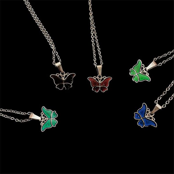kpop changing color butterfly stainless chain necklace mood emotion feeling temperature for women egirl aesthetic party jewelry, Silver
kpop changing color butterfly stainless chain necklace mood emotion feeling temperature for women egirl aesthetic party jewelry, Silver