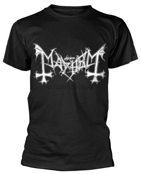 mayhem distressed logo t-shirt-new and official(1