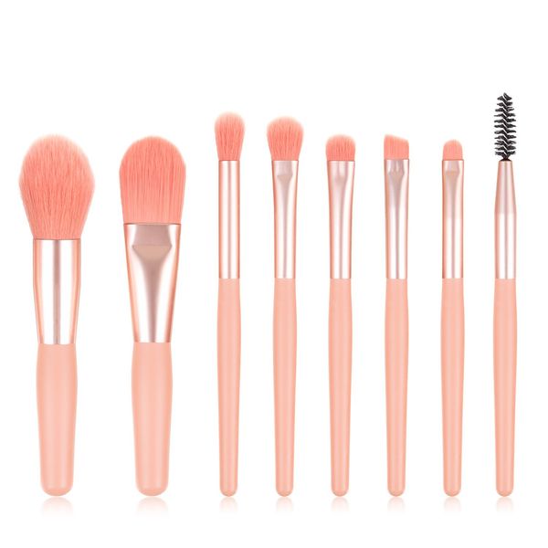 new arrival mini portable 8 makeup brushes set for eye shadow cosmetics wood handle soft hair brush tools for loose powder blush
new arrival mini portable 8 makeup brushes set for eye shadow cosmetics wood handle soft hair brush tools for loose powder blush