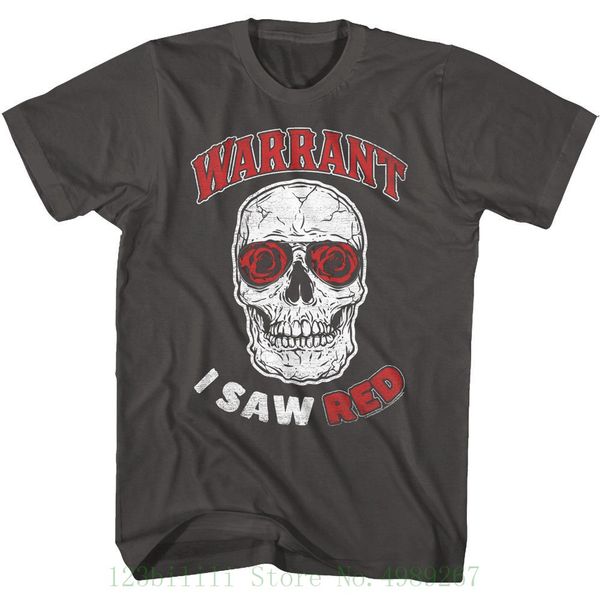 official t shirt warrant i saw red in 100% smoke cotton in sm - 2xl music tee summer man t-shirt tees new
official t shirt warrant i saw red in 100% smoke cotton in sm - 2xl music tee summer man t-shirt tees new