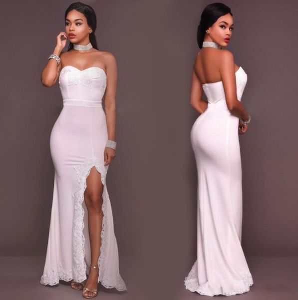 simple mermaid bridesmaid dresses long sweetheart high side split wedding guest dress floor length satin maid of honor dress vestidos, White;pink
simple mermaid bridesmaid dresses long sweetheart high side split wedding guest dress floor length satin maid of honor dress vestidos, White;pink