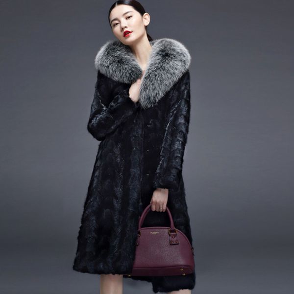 women's fur & faux jacket winter warm coat 2021 casual imitation collar large size medium long, Black
women's fur & faux jacket winter warm coat 2021 casual imitation collar large size medium long, Black