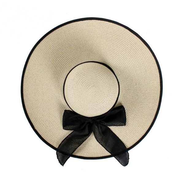 newly women straw hat bowknot decor widen brim foldable simple cap for outdoor, Blue;gray
newly women straw hat bowknot decor widen brim foldable simple cap for outdoor, Blue;gray