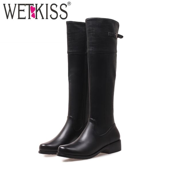 wetkiss winter women knee high boots round toe print footwear thick heels female riding boot motorcycle shoes woman 2020 new, Black
wetkiss winter women knee high boots round toe print footwear thick heels female riding boot motorcycle shoes woman 2020 new, Black