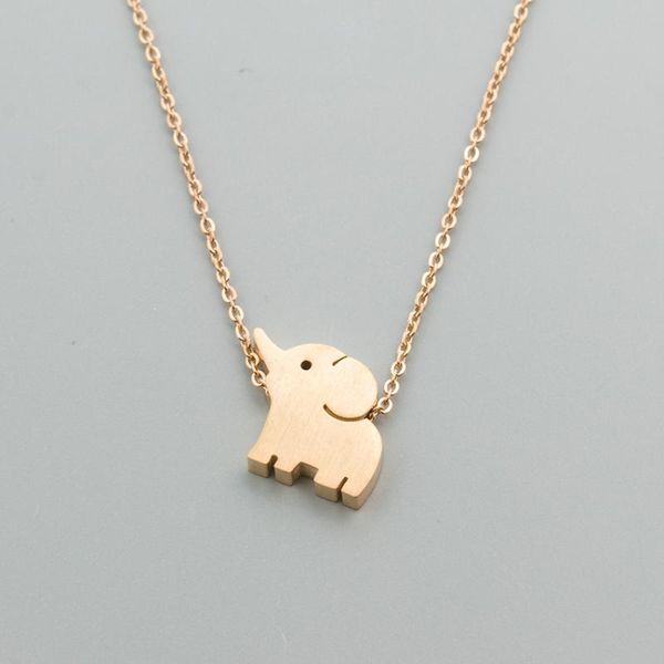 lucky amulet thai elephant necklaces pendants for women jewelry stainless steel rose gold ketting animal choker friend gift, Silver
lucky amulet thai elephant necklaces pendants for women jewelry stainless steel rose gold ketting animal choker friend gift, Silver