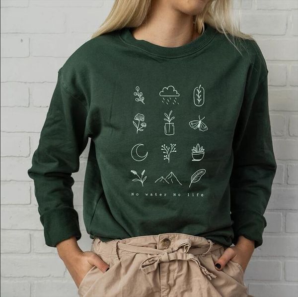 нет воды нет жизни пуловер толстовка женщины эстетическая hoodie crewneck с длинным рукавом graphic перемычка top осень одежда dropshipping, Black
нет воды нет жизни пуловер толстовка женщины эстетическая hoodie crewneck с длинным рукавом graphic перемычка top осень одежда dropshipping, Black
