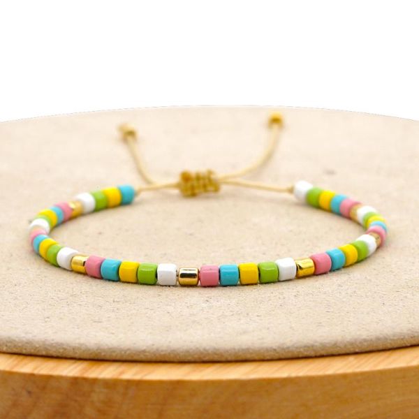 shinus bracelet for women enamel tube bracelets beads pulseras mujer handmade tile jewelry adjustable string colorful 2020, Golden;silver
shinus bracelet for women enamel tube bracelets beads pulseras mujer handmade tile jewelry adjustable string colorful 2020, Golden;silver