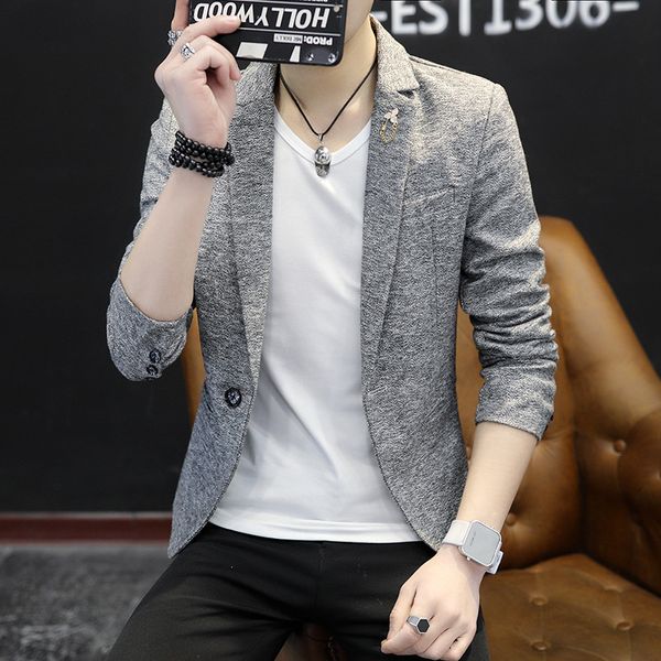 men's suits & blazers suit spring and autumn men style small teenager korean-style slim fit coat wear-style fashion, White;black
men's suits & blazers suit spring and autumn men style small teenager korean-style slim fit coat wear-style fashion, White;black