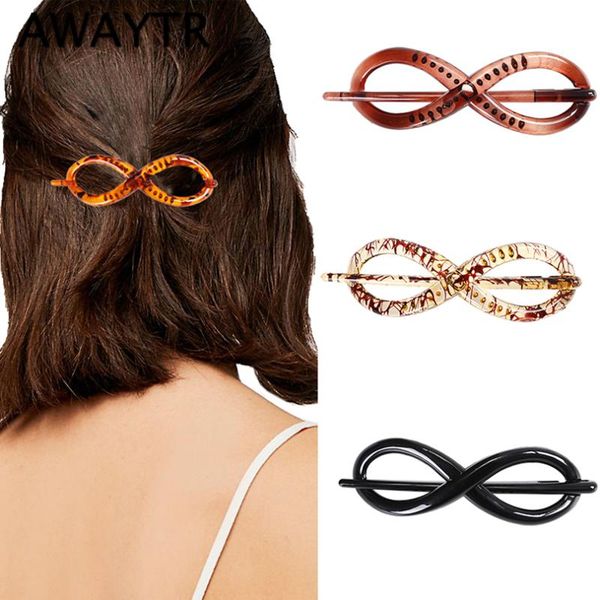 awaytr 2020 ladies hairpin plastic inverted 8-shaped elastic solid color hair clip fashion trend creative girls hair accessories
awaytr 2020 ladies hairpin plastic inverted 8-shaped elastic solid color hair clip fashion trend creative girls hair accessories