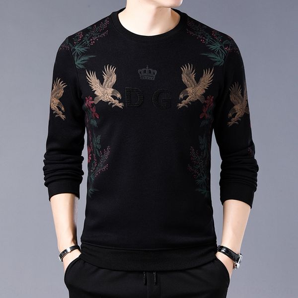 autumn new round neck long sleeve sweater pullover men's trendy handsome all-match sweater 2020 new suggested casual pullover 0nsmn 0ns, Black
autumn new round neck long sleeve sweater pullover men's trendy handsome all-match sweater 2020 new suggested casual pullover 0nsmn 0ns, Black