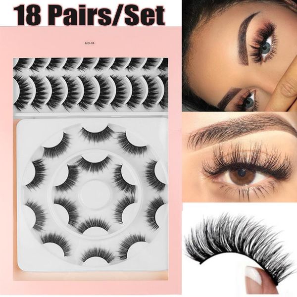 18 pairs 3d faux mink hair false eyelashes criss-cross natural long wispy fake lashes handamde eye extension beauty makeup tools
18 pairs 3d faux mink hair false eyelashes criss-cross natural long wispy fake lashes handamde eye extension beauty makeup tools