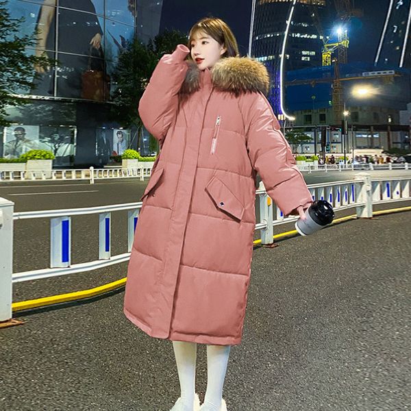 thick cotton jacket women 2020 winter new korean fashion violet outwear warm large size loose padded long coat female parka d116, Black
thick cotton jacket women 2020 winter new korean fashion violet outwear warm large size loose padded long coat female parka d116, Black