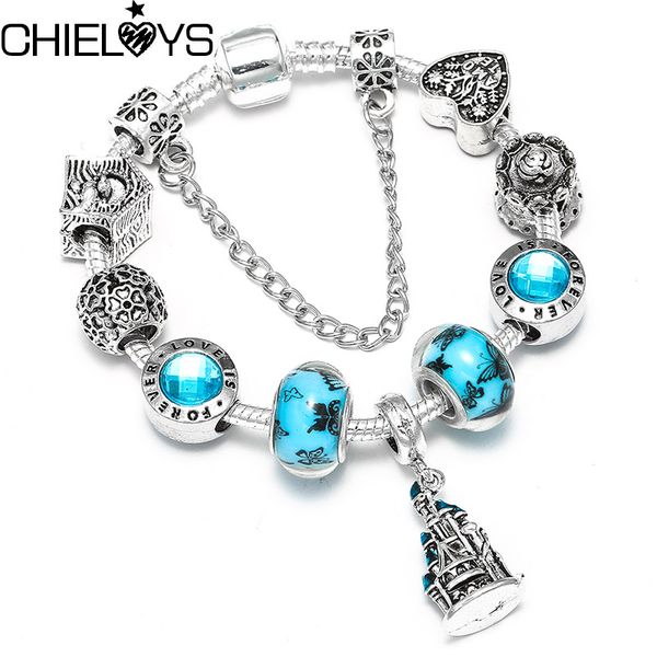 chieloys european style unique silver plated charm bracelets diy crystal beads brand bracelet & bangle for women jewelry gift, Golden;silver
chieloys european style unique silver plated charm bracelets diy crystal beads brand bracelet & bangle for women jewelry gift, Golden;silver