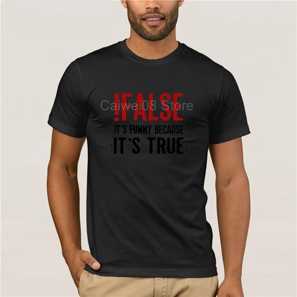 mens t-shirt false its funny because its true programmer quote printed funny java the it round neck cool mans t-shirt
mens t-shirt false its funny because its true programmer quote printed funny java the it round neck cool mans t-shirt