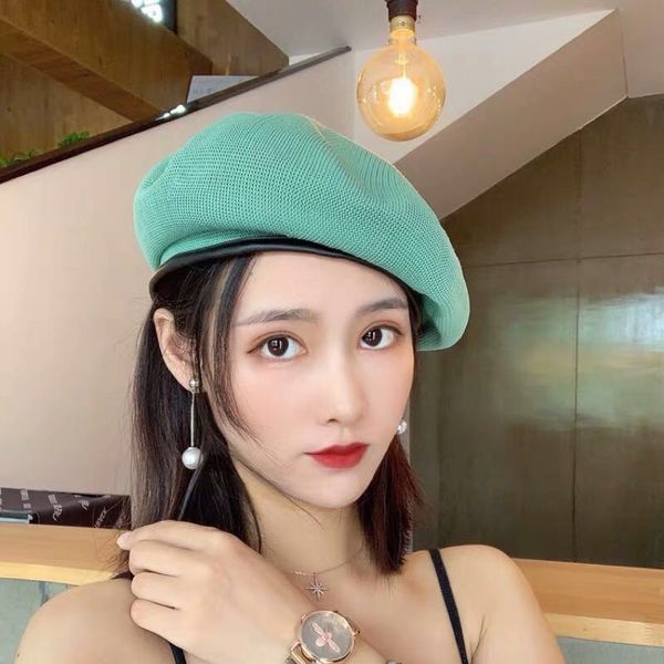 2020 fashion female summer thin breathable painter hat black green blue beret femme octagonal women girls hat boinas de mujer, Blue;gray
2020 fashion female summer thin breathable painter hat black green blue beret femme octagonal women girls hat boinas de mujer, Blue;gray