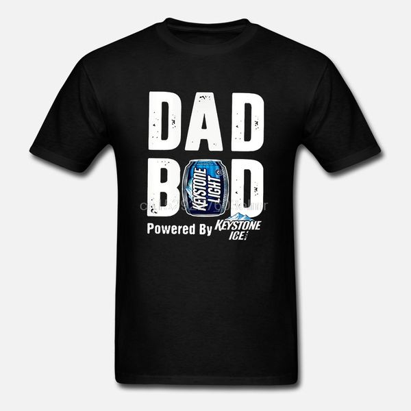dad bod powered by keystone light t-shirt