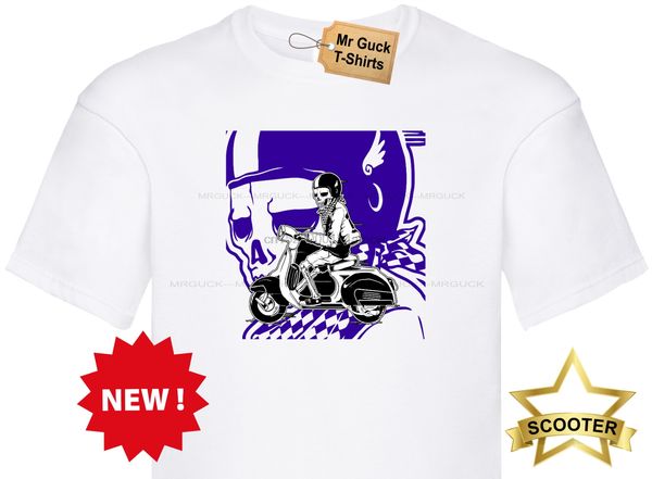 mens womens t shirt scooter skeleton skull rider classic look
mens womens t shirt scooter skeleton skull rider classic look