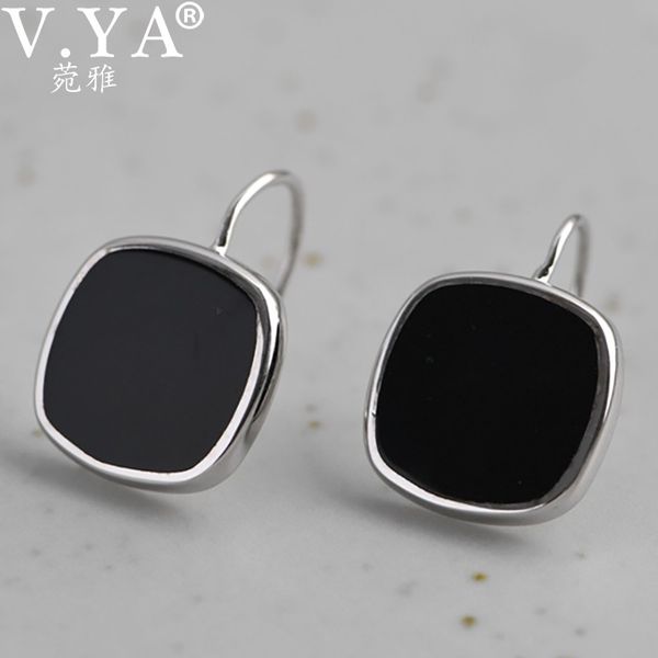 v.ya 925 sterling silver engagement black enamel drop earrings for women girls black earring wedding gifts
v.ya 925 sterling silver engagement black enamel drop earrings for women girls black earring wedding gifts