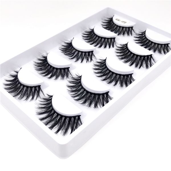 false eyelashes 5 pairs 4d faux mink thick criss-cross fluffy eyelash natural long lashes handmade beauty makeup
false eyelashes 5 pairs 4d faux mink thick criss-cross fluffy eyelash natural long lashes handmade beauty makeup