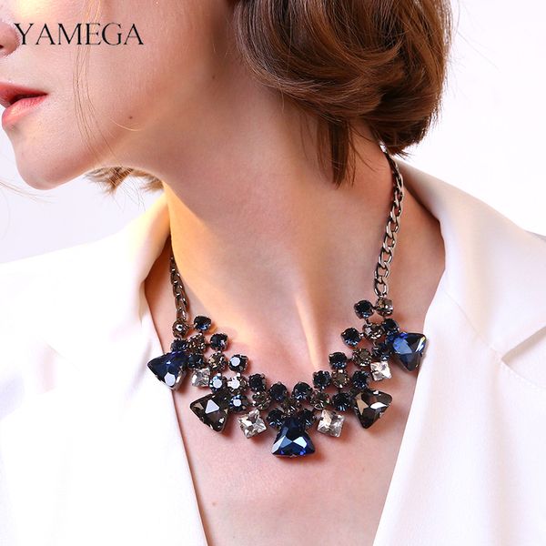 chains fashion lucxury crystal necklace gold chain party dress accessories jewelry collar necklaces for women girls perfect qualilty, Silver
chains fashion lucxury crystal necklace gold chain party dress accessories jewelry collar necklaces for women girls perfect qualilty, Silver