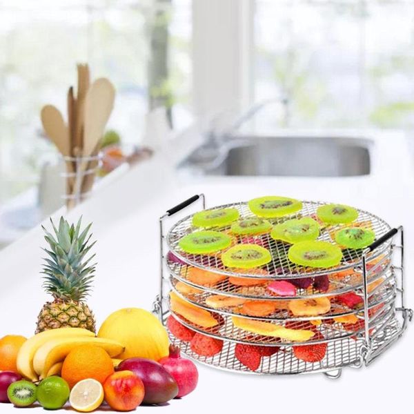 air fryer accessories dehydrator rack 5-tier stackable stainless steel drying stand for air fryer pressure cooker
air fryer accessories dehydrator rack 5-tier stackable stainless steel drying stand for air fryer pressure cooker