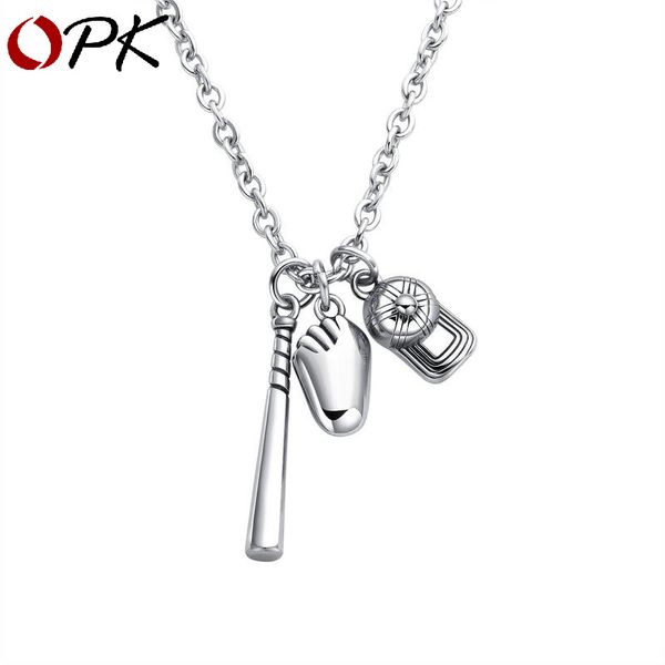 brand men jewelry baseball necklace fashion men baseball bat gloves hat necklace pendant personal hip hop accessories gifts tif, Silver
brand men jewelry baseball necklace fashion men baseball bat gloves hat necklace pendant personal hip hop accessories gifts tif, Silver