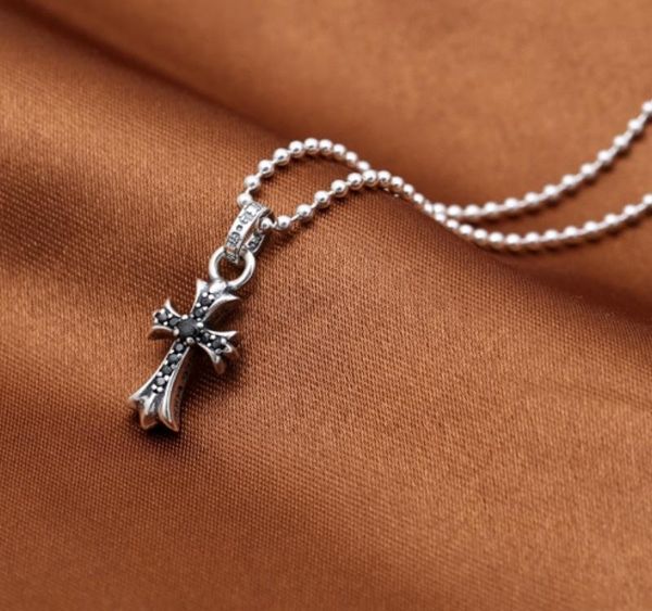 925 sterling silver handmade vintage jewelry american european designer antique silver crosses necklace pendants punk gothic style no002
925 sterling silver handmade vintage jewelry american european designer antique silver crosses necklace pendants punk gothic style no002