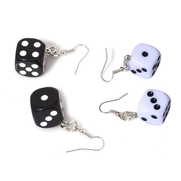dangle & chandelier funny dice earrings acrylic white cube 3d cubic charm drop black&, Silver
dangle & chandelier funny dice earrings acrylic white cube 3d cubic charm drop black&, Silver