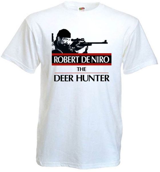 the deer hunter v5 t shirt white movie poster all sizes s-3xl new 2018 print letters men t-shirt print 
the deer hunter v5 t shirt white movie poster all sizes s-3xl new 2018 print letters men t-shirt print