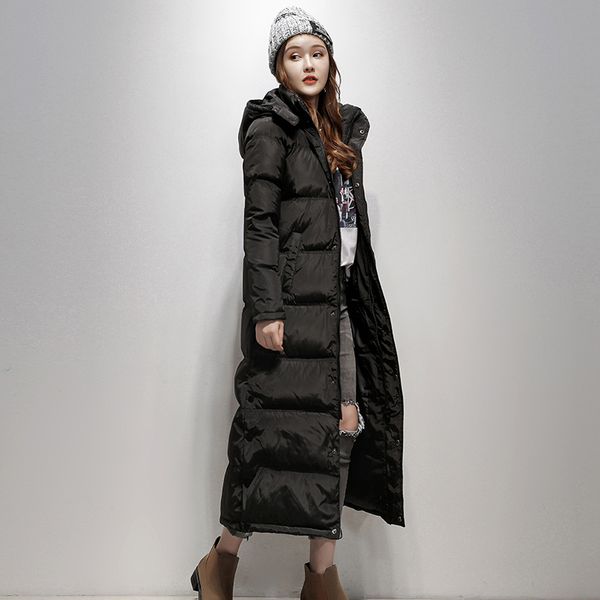 winter women white duck down jacket fashion warm thick down parkas coat female hooded slim long outwear plus size 3xl sf1085, Black
winter women white duck down jacket fashion warm thick down parkas coat female hooded slim long outwear plus size 3xl sf1085, Black