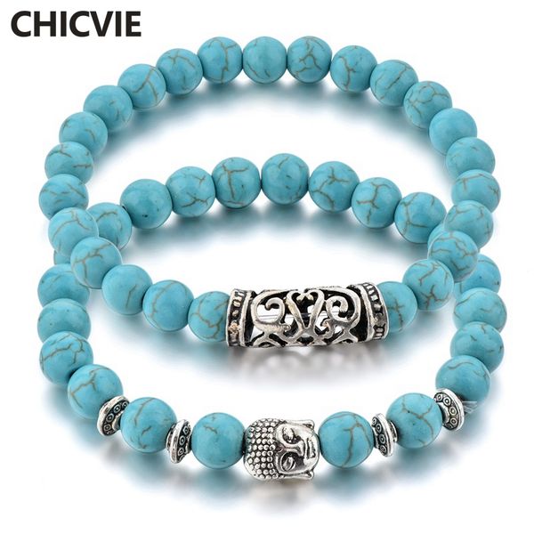 chicvie 2pcs/set buddha bead distance bracelets & bangles charms for women & men jewelry making bracelets sbr190010, Golden;silver
chicvie 2pcs/set buddha bead distance bracelets & bangles charms for women & men jewelry making bracelets sbr190010, Golden;silver