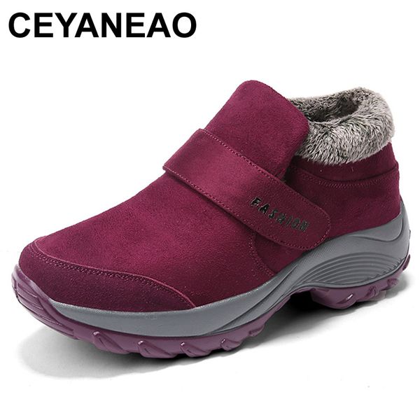 ceyaneaowomen's fashion snow boots winter ankle shoes boots new style women shoes waterproof bootse2166, Black
ceyaneaowomen's fashion snow boots winter ankle shoes boots new style women shoes waterproof bootse2166, Black