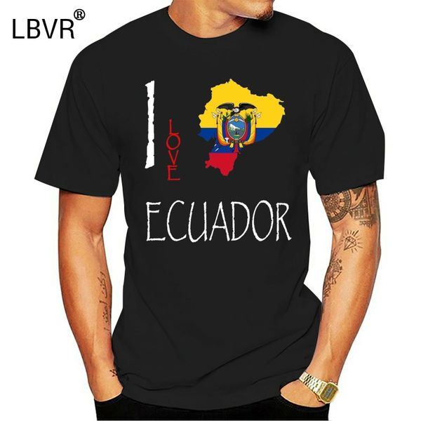 2019 100% cotton ecuador i love culture flag t shirt tees tee shirt