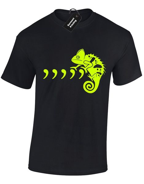 comma chameleon mens t shirt parody spoof music lizard grammar pun boy george cool casual pride t shirt men new fashion
comma chameleon mens t shirt parody spoof music lizard grammar pun boy george cool casual pride t shirt men new fashion