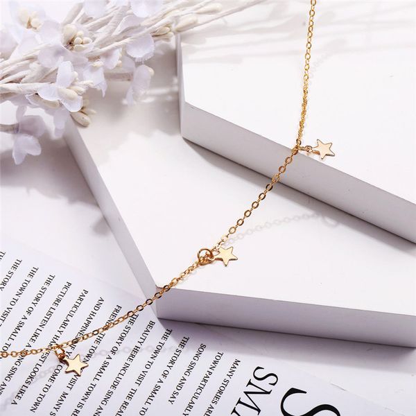 quality gold color chain tassel star choker necklace for women boho chocker necklace pendants on neck collier femme jewelry
quality gold color chain tassel star choker necklace for women boho chocker necklace pendants on neck collier femme jewelry