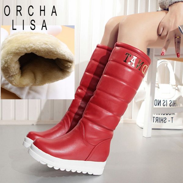 orcha lisa обувь женщины осень зима теплая растущая высокий каблук сапоги slip-на платформах длинных сапог женщины botas mujer a839, Black
orcha lisa обувь женщины осень зима теплая растущая высокий каблук сапоги slip-на платформах длинных сапог женщины botas mujer a839, Black