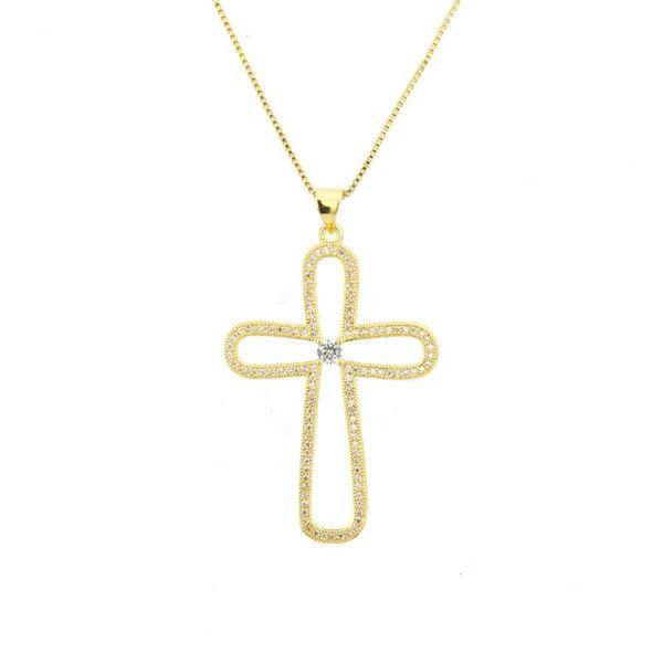 12pcs new religious selling hollow cross hanging pendant zircon copper micro plated necklace, Silver
12pcs new religious selling hollow cross hanging pendant zircon copper micro plated necklace, Silver