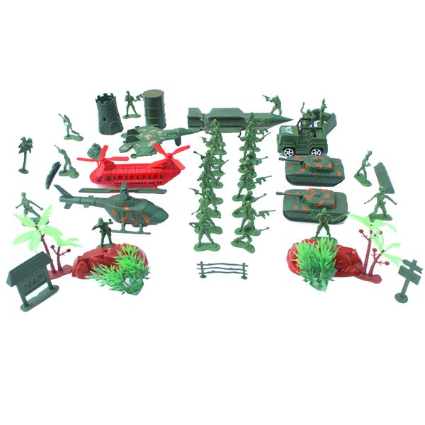 52 pieces army men playset 4cm soldier action figures with tanks planes flags & more accessories
52 pieces army men playset 4cm soldier action figures with tanks planes flags & more accessories