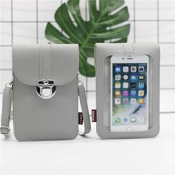 drop shipping touch screen cell phone purse smartphone wallet leather shoulder strap handbag women touchable bag
drop shipping touch screen cell phone purse smartphone wallet leather shoulder strap handbag women touchable bag