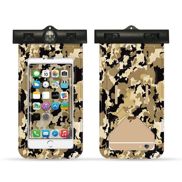 camouflage waterproof cellphone pouch dry bag beach swimming pocket for iphone money card with arm band new 
camouflage waterproof cellphone pouch dry bag beach swimming pocket for iphone money card with arm band new