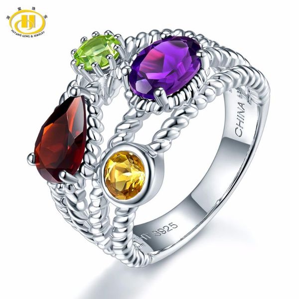 cluster rings natural gemstone 2.3 s garnet amethyst citrine 925 sterling silver ring fine jewelry for women's gift, Golden;silver
cluster rings natural gemstone 2.3 s garnet amethyst citrine 925 sterling silver ring fine jewelry for women's gift, Golden;silver