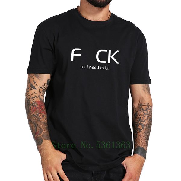 all i need is u funny tshirt o-neck letter print t shirt original cotton short sleeve t-shirt eu size s-5xl
all i need is u funny tshirt o-neck letter print t shirt original cotton short sleeve t-shirt eu size s-5xl