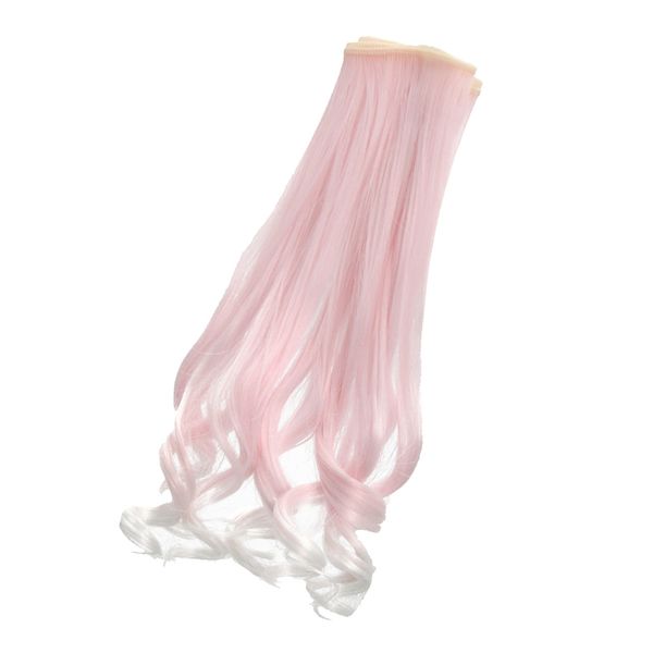 fashion 25cm diy doll wigs long curly wavy high temperature wire handmade light pink
fashion 25cm diy doll wigs long curly wavy high temperature wire handmade light pink