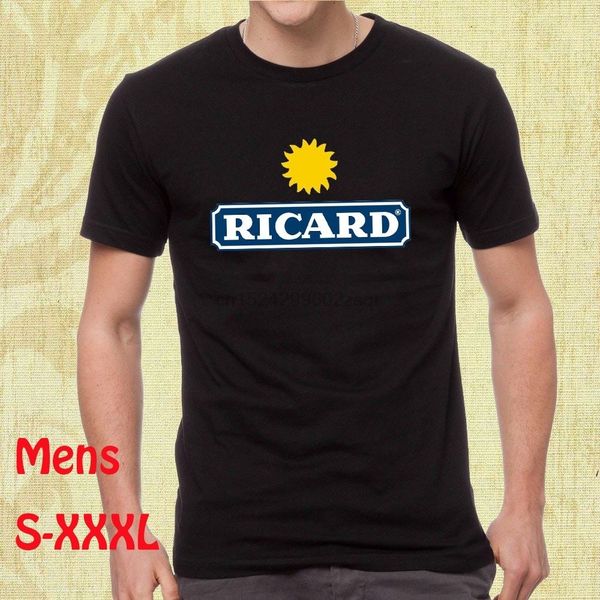 fashion ricard mens cotton t-shirt printed summer funny graphic tee shirt