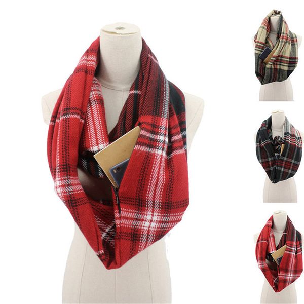 2020 plaid winter scarf with pocket knitted warm convertible journey women&man wrap with secret hidden zipper pocket infinity, Blue;gray
2020 plaid winter scarf with pocket knitted warm convertible journey women&man wrap with secret hidden zipper pocket infinity, Blue;gray