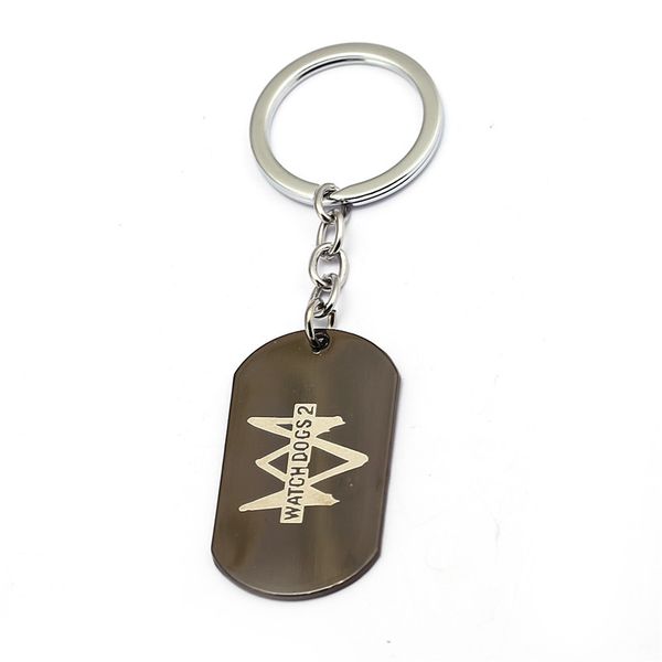 watch dogs 2 keychain metal dog tag key ring holder chain metal pendant porte clef chaveiro souvenir beads choker women men gift, Silver
watch dogs 2 keychain metal dog tag key ring holder chain metal pendant porte clef chaveiro souvenir beads choker women men gift, Silver