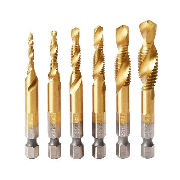 cim3-m10 screw tap drill bits hss taps in quick change hex titanium plated hss 6542 screw thread metric tap drill bits
cim3-m10 screw tap drill bits hss taps in quick change hex titanium plated hss 6542 screw thread metric tap drill bits